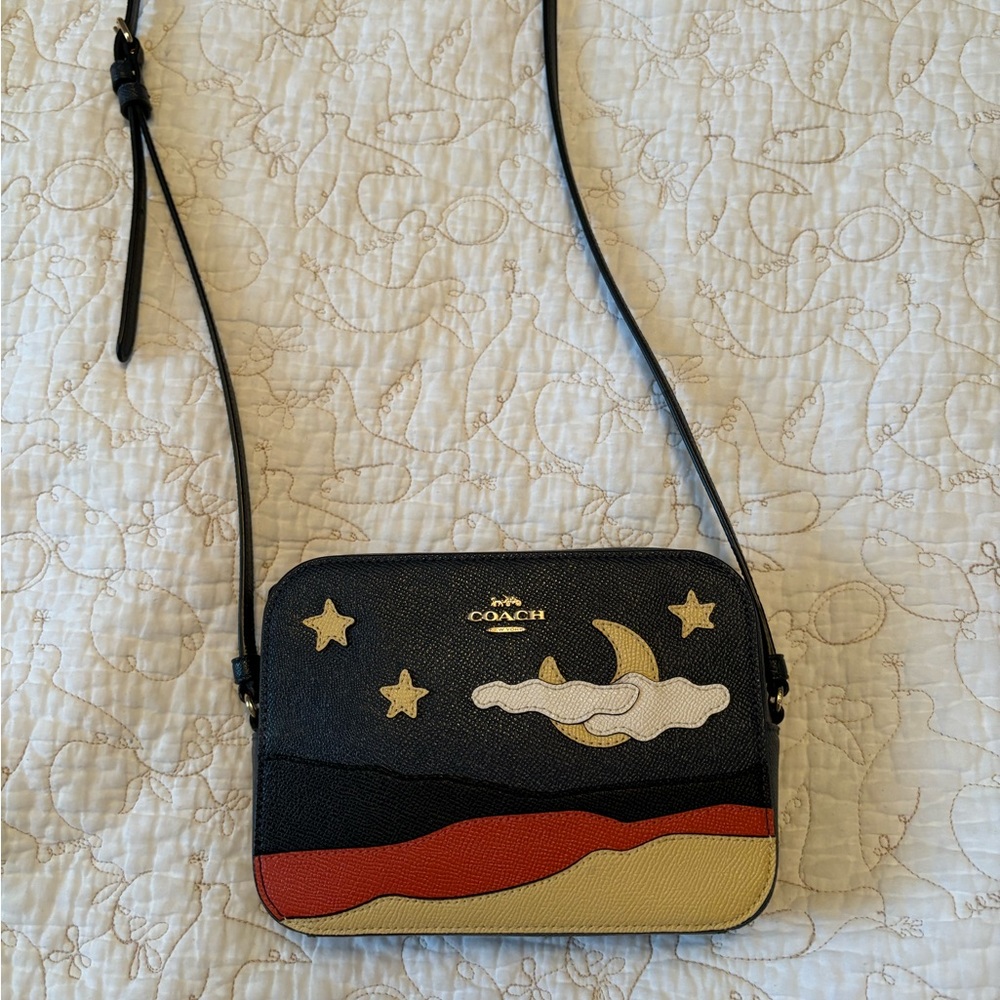 Coach Mini Camera Bag with Night Desert Postcard